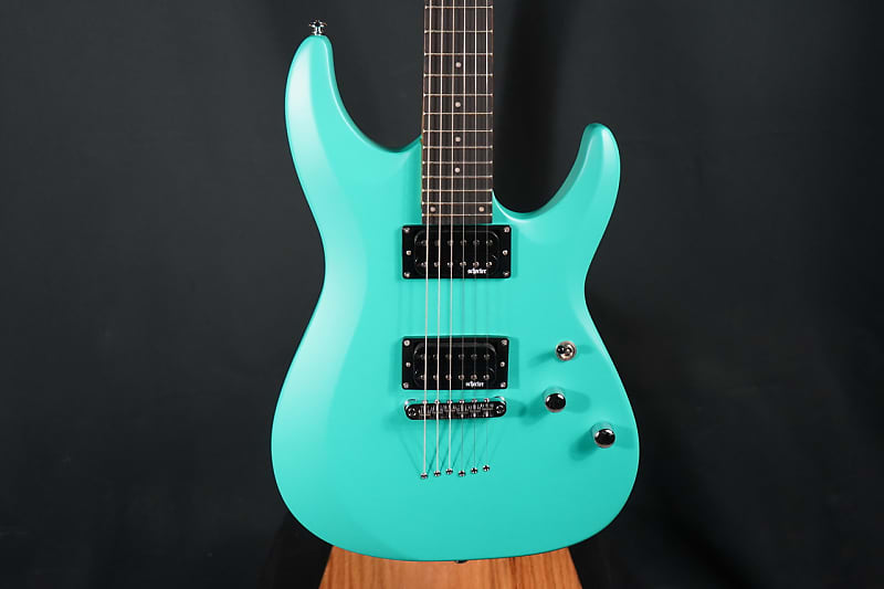 Schecter C6 Deluxe Satin Aqua Reverb