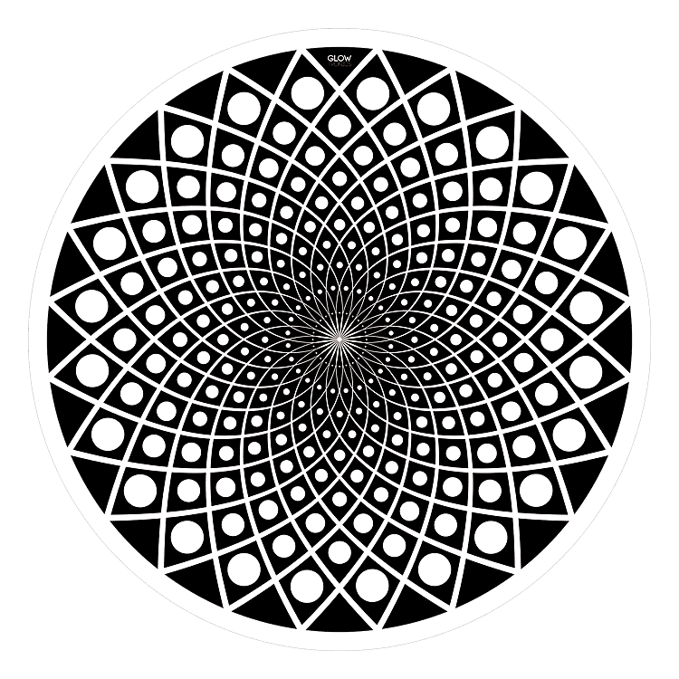 Black Hole- 16oz Glazed Bottom  			