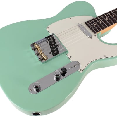 Suhr Classic T Select Guitar, Alder, Rosewood, Surf Green image 2