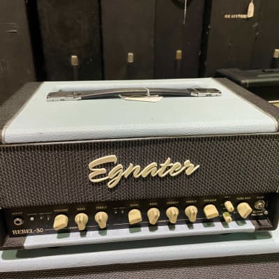 Egnater Rebel-30 Tube Guitar Amplifier Head Baby Blue - Local Pickup Only image 2