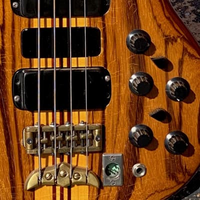 Alembic Series II Bass 1980 ultra rare all original Stanley Clarke Zebrawood Series II Short Scale its $39,800. new !! image 10