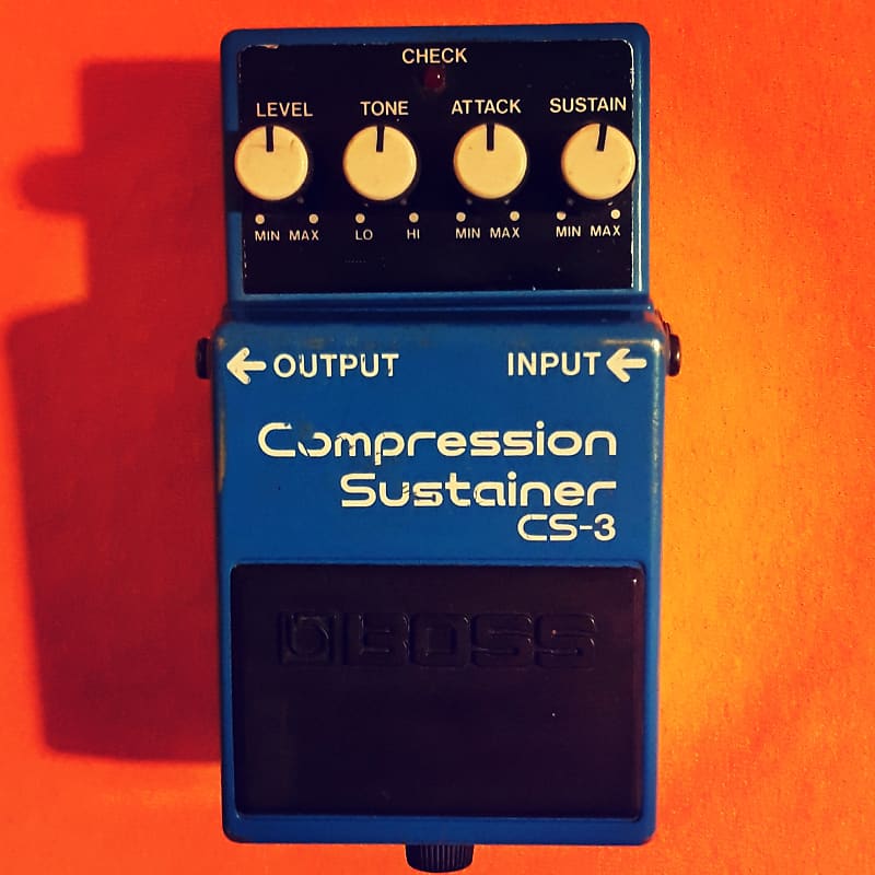 Boss CS-3 Compression Sustainer 1989 black label (DBX1252