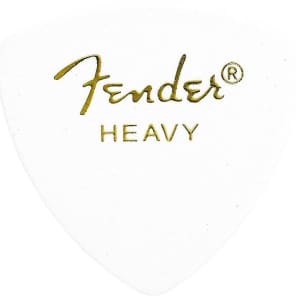 Fender 346 Shape Picks, White, Heavy, 12 Count White