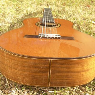 Amalio Burguet Nogal 2002  solid Spruce Walnut with an Cedar Top Excl. cond 655 Scale 52 nut HS Case image 10