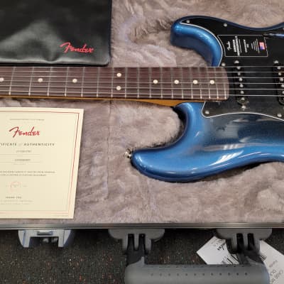 New, open box, Fender American Professional II Stratocaster HSS Dark Night, Case, Free Shipping! image 5