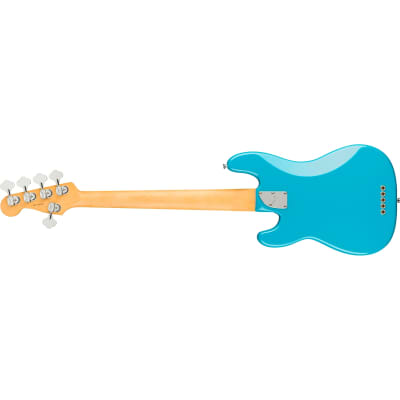 Fender American Professional II Precision Bass V, 5-String, Maple, Miami Blue image 4