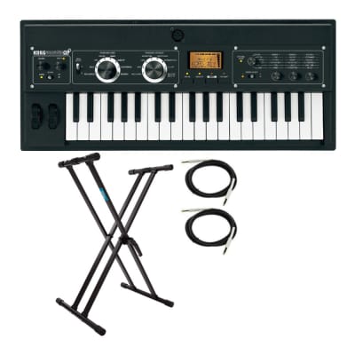 Korg microKORG XL+ 37-Key Synthesizer/Vocoder Bundle with Stand and Cables image 8