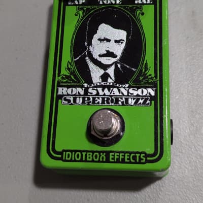 Reverb.com listing, price, conditions, and images for idiotbox-effects-ron-swanson-super-fuzz