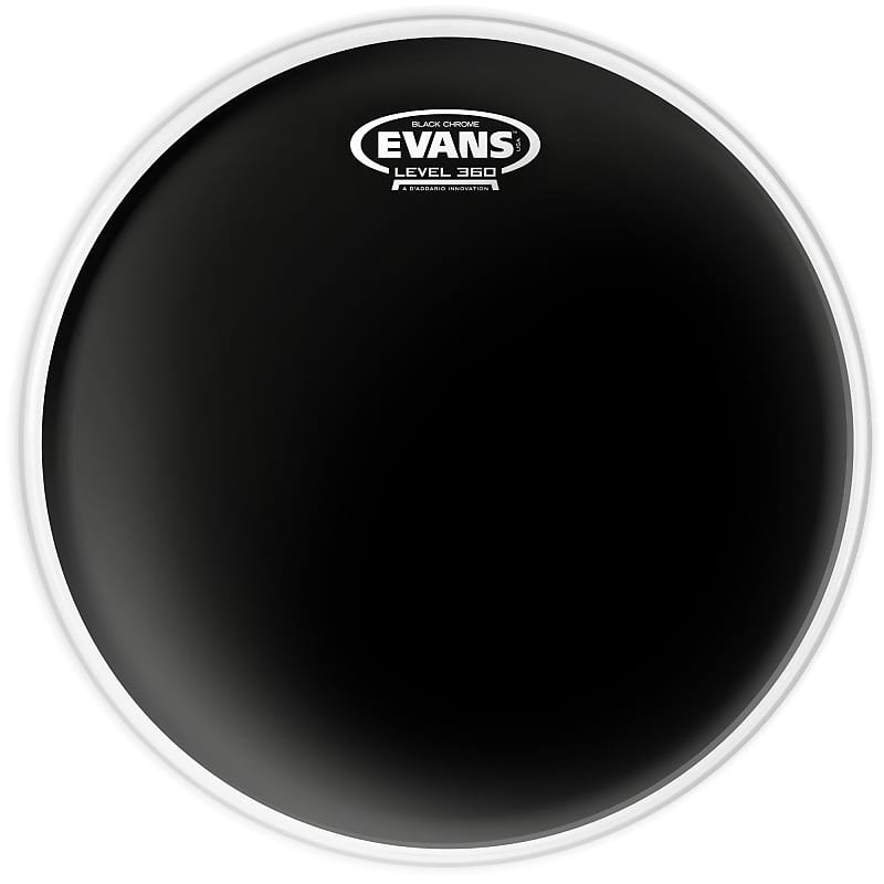 Evans 18" Black Chrome 2-Ply Batter Head image 1