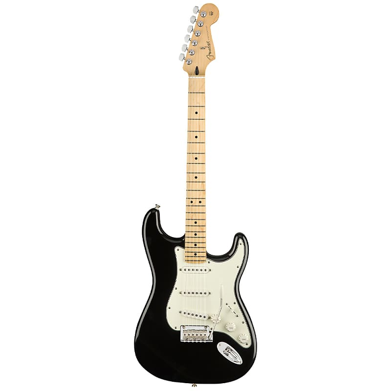 Fender Player Series Stratocaster Electric Guitar in Black, Maple Fretboard image 1