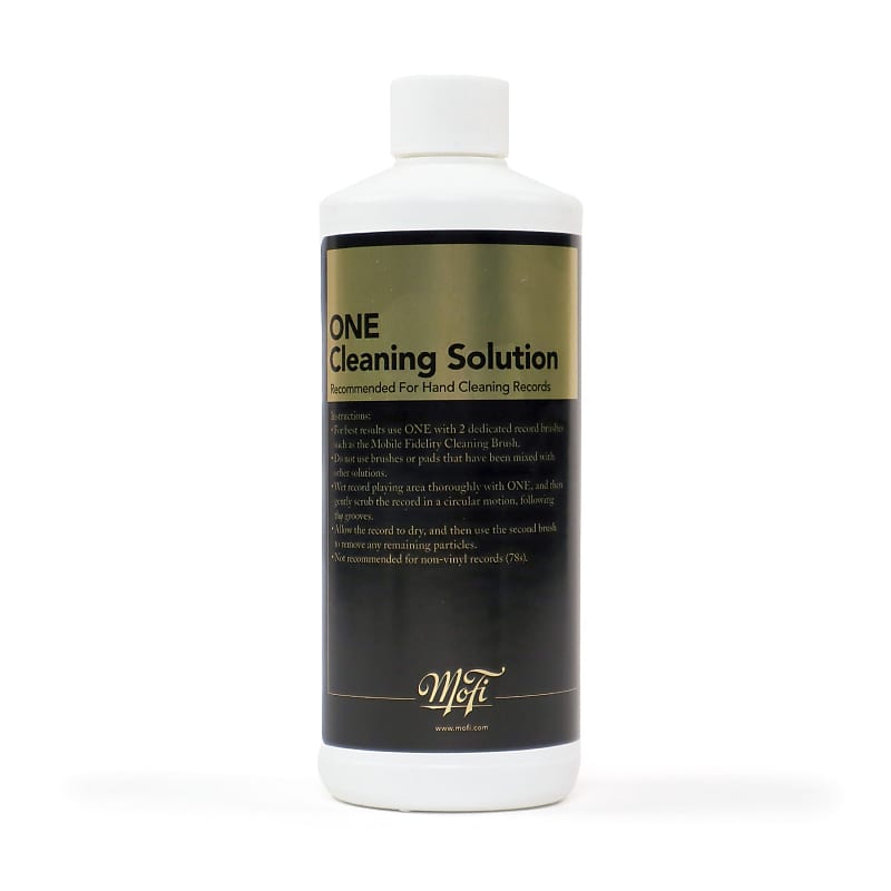 Mobile Fidelity: One Vinyl Record Cleaning Solution (16oz)  			