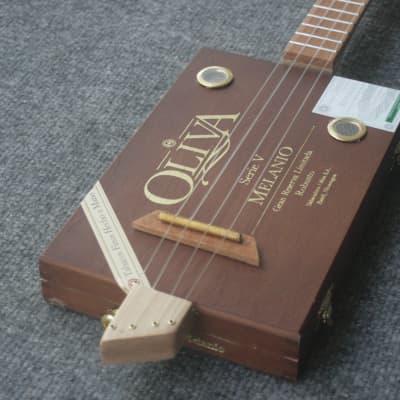 Oliva Melanio Acoustic Cigar Box Ukulele by D-Art Homemade Guitar Co. image 1