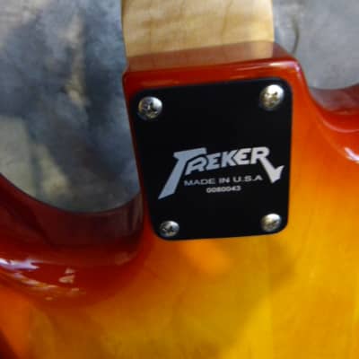 Treker Custom Classic 57 Strat  Flame Maple Burst Bunker Guitar image 10
