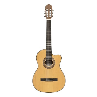 Angel Lopez Graciano Cutaway Electric Classical Guitar - Cedar - GRACIANO CM-CE image 5