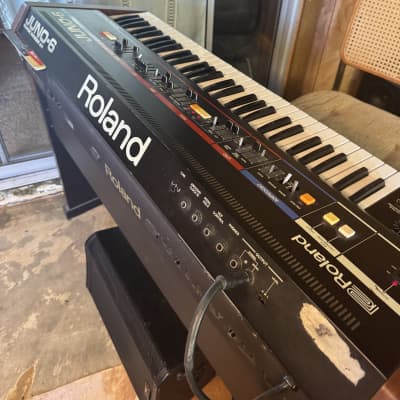 Roland Juno-6 61-Key Polyphonic Synthesizer 1982 - 1984 - Black