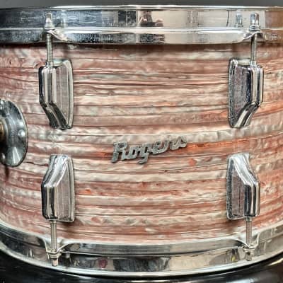 Rogers 20/12/13/16" Holiday Londoner V Drum Set - Pink Strata VIDEO image 9