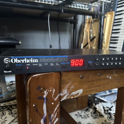 Oberheim Matrix 1000 Rackmount 6-Voice Synthesizer 1987 - Black