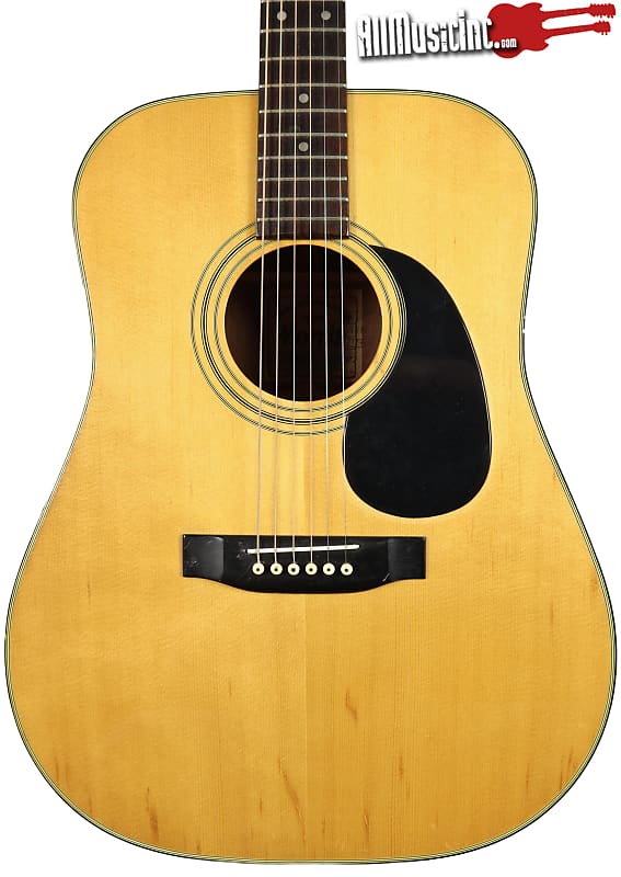 Vintage Morris WT Mahogany Natural Acoustic Guitar image 1