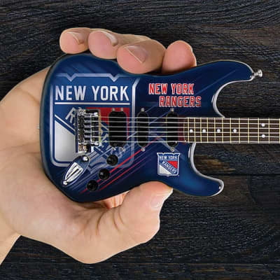 New York Rangers 10" Collectible Mini Guitar image 2