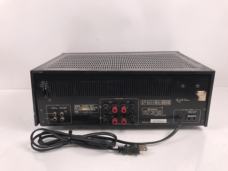 Hitachi HMA 8500 MkII Stereo Power Amplifier | Reverb