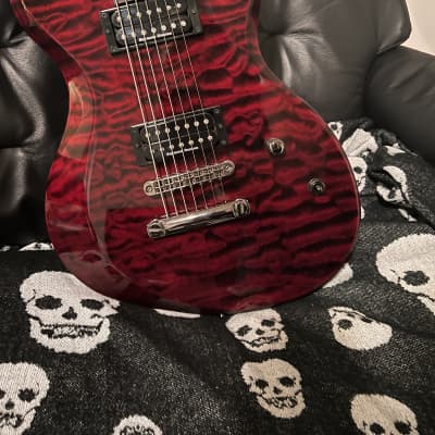 ESP ギター D-DR-Ⅱ-7st ESP D-DR-II-7st/FM / See Thru Dark Red