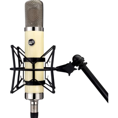 Warm Audio WA-251 Large-Diaphragm Tube Mic, AxcessAbles MB-W Heavy Microphone Stand Bundle image 4