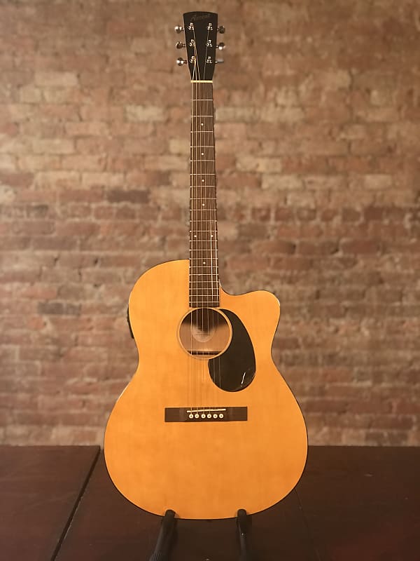Accent Acoustic Electric Guitar Birch Body Cutaway + Pickup CS-2CE image 1