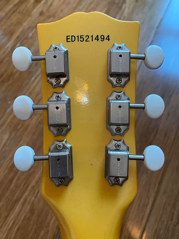 Japanese Edwards TV Yellow Double Cut Special ESP E-LS 115LT/DC TVY