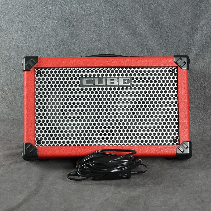 Roland Street Cube Stereo Amplifier Red 2nd Hand 2nd Reverb UK