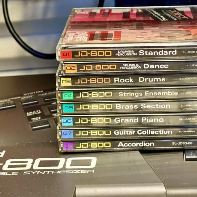 Roland SL-JD80 Full Card Collection 1991 - Black