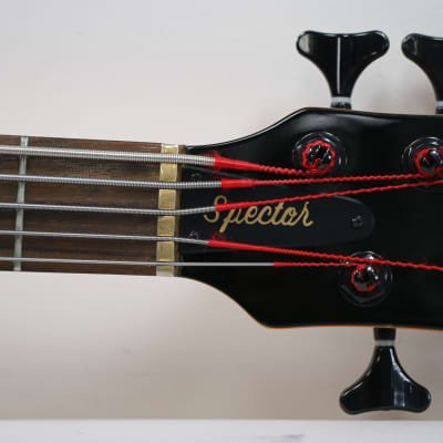Rare 98-99 Spector NS-2000/5 Neck Thru 5 String Bass Guitar Amber w/ Gig Bag - NICE! image 6