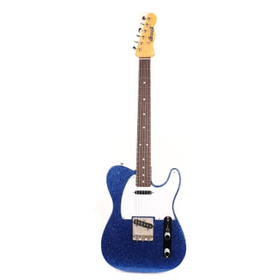 Crook T-Style Guitar Blue Sparkle Used image 2