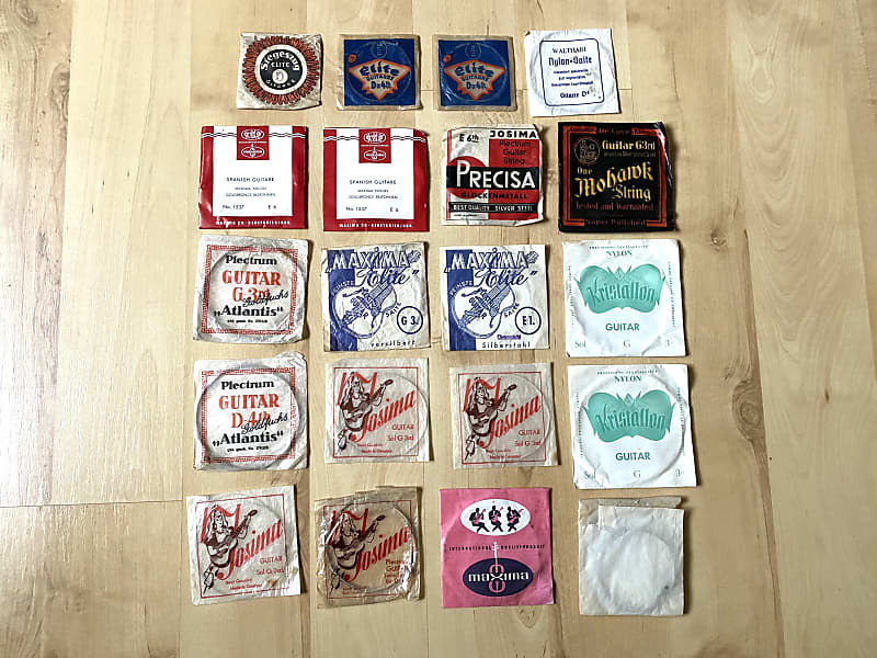 50's / 60's Lot of Maxima and other Guitars Strings NOS Case Candy image 1