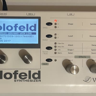 Waldorf Blofeld Desktop Synthesizer 2007 - Present - White