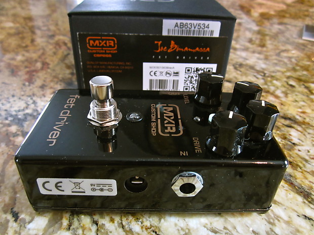 MXR Custom Shop Joe Bonamassa Fet Driver Black & Gold | Reverb