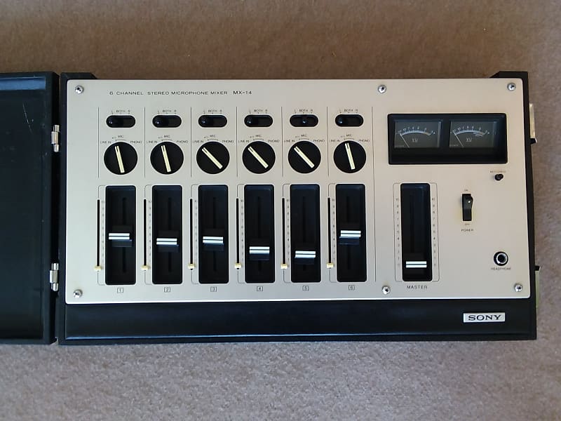 Sony MX-14 portable stereo microphone mixer | Reverb