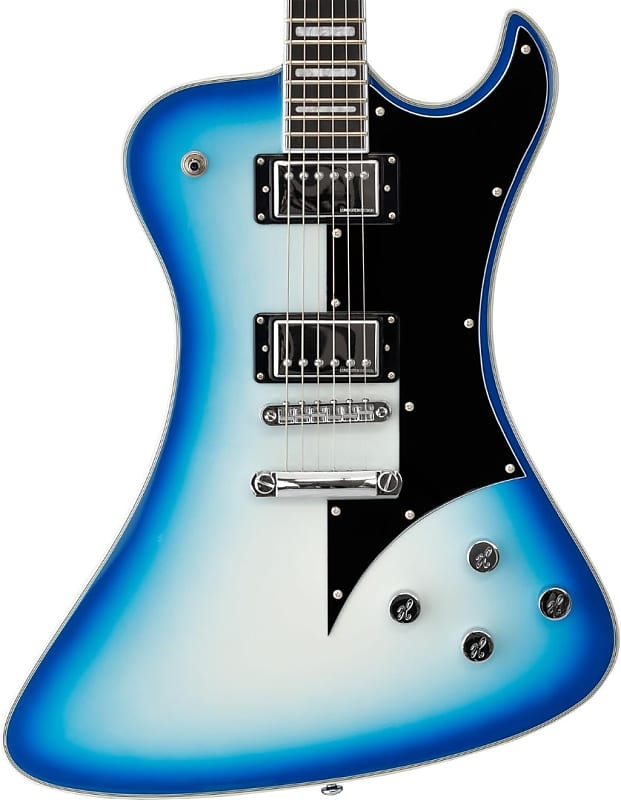Hagstrom Fantomen Limited Edition Silver Blue Burst image 1