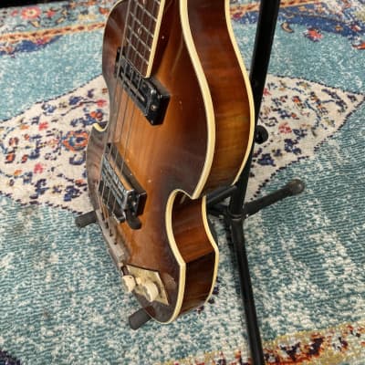 Hofner Tom Hamilton's Aerosmith, Vintage, 500/1 Violin Electric Bass Guitar (#62) 1960s - Sunburst image 18