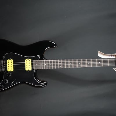 Eklein/Flaxwood Black Stratocaster Guitar image 6