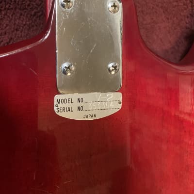 Teisco  V-2 Made in Japan 1968 - Red image 7