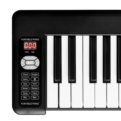 61 Key Semi-weighted Keys Foldable Electic Digital Piano image 3
