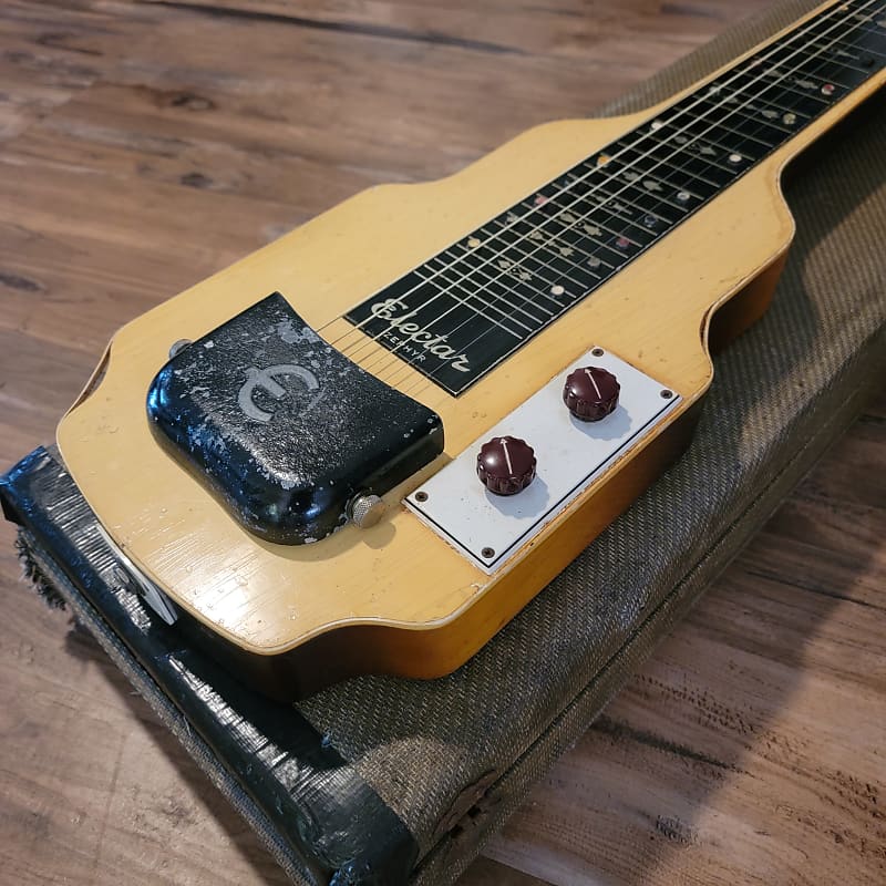 タイムセール 探し方 Epiphone Electar Zephyr Lap Steel Guitar Vintage 1951 Blonde ギター