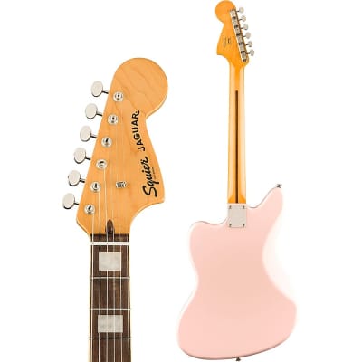 Squier Classic Vibe '70s Jaguar Limited-Edition Electric Guitar Shell Pink image 4