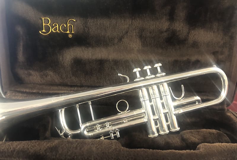 Bach Stradivarius 180S-72 Pro Trumpet - Silver | Reverb