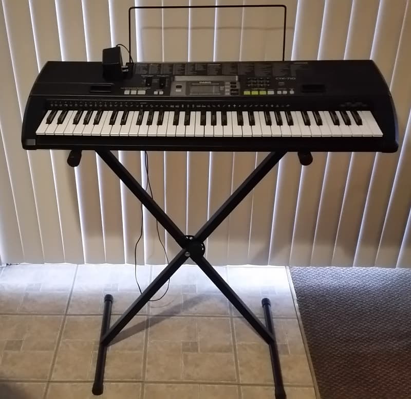 Casio CTK-710 Full Size Keyboard, Piano, Organ with Stand | Reverb