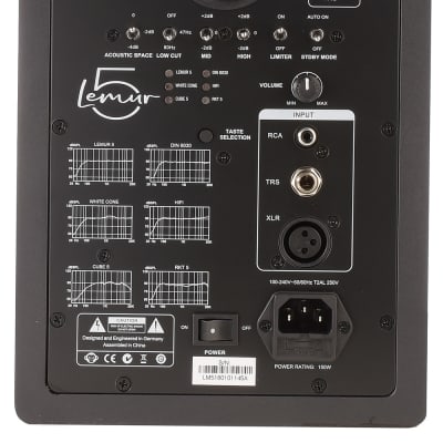 MONKEY BANANA Lemur 5 BK aktiv (Stk) 5Zoll/110Watt Nahfeld-Modelling-Studio-Monitor, schwarz image 3