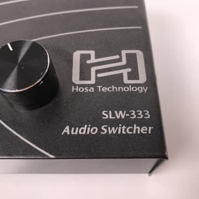 Hosa SLW-333 Passive Audio Switcher | Reverb