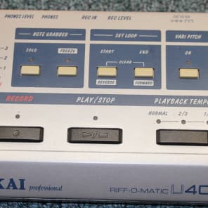 Akai U400 Riff-O-Matic Variable Tempo Phrase Sampler | Reverb
