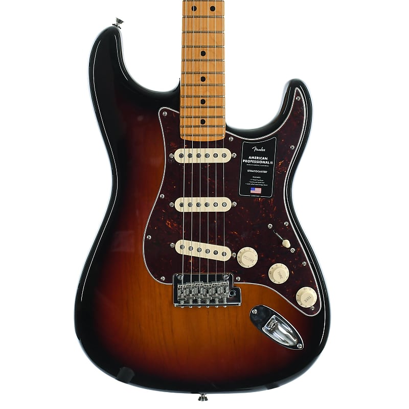 Fender American Professional II Stratocaster Maple, 3 Color Sunburst image 1