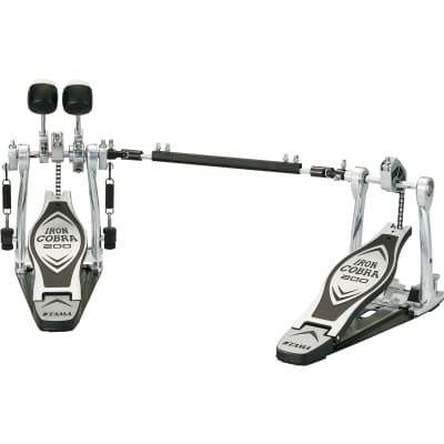 Tama HP200PTWL Iron Cobra 200 Power Glide Twin Bass Drum Pedal (Left-Footed)